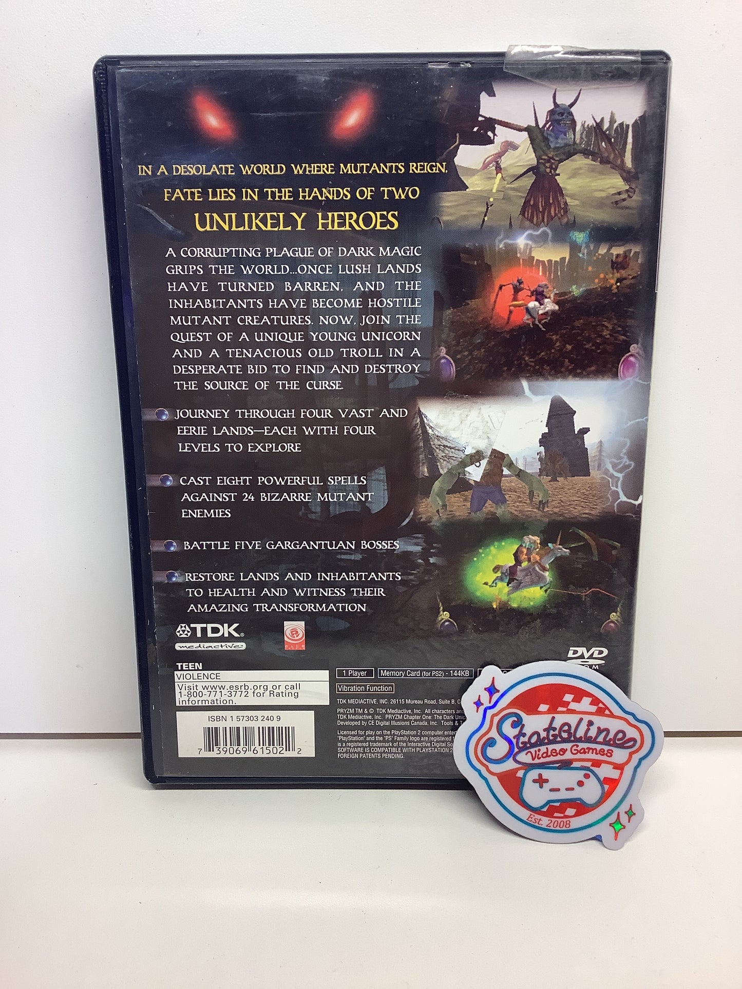 Pryzm Chapter One The Dark Unicorn - Playstation 2