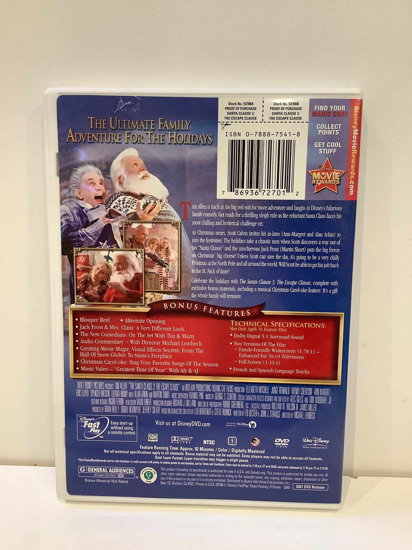 Santa Clause 3: The Escape Clause - DVD