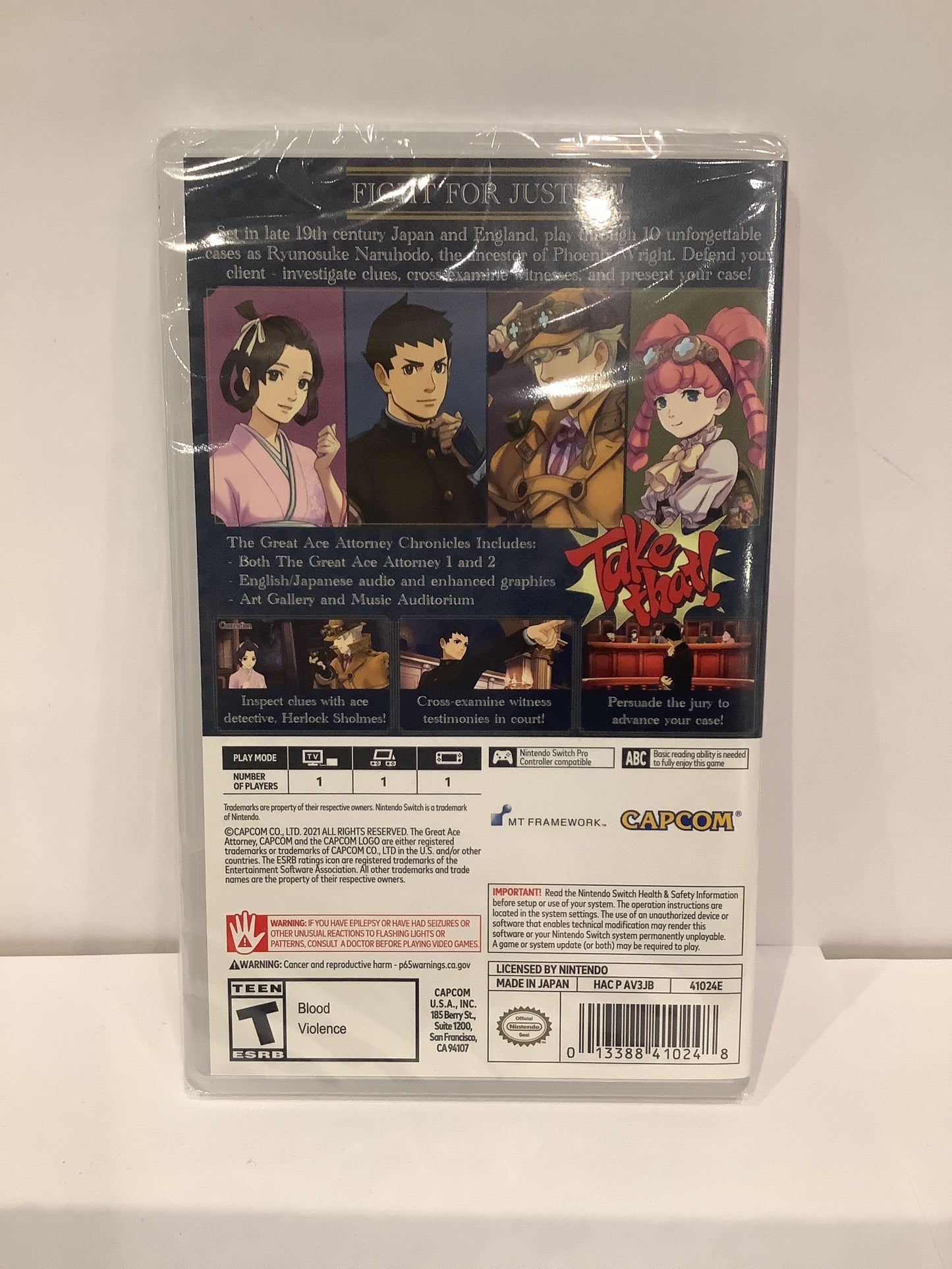 The Great Ace Attorney Chronicles - Nintendo Switch