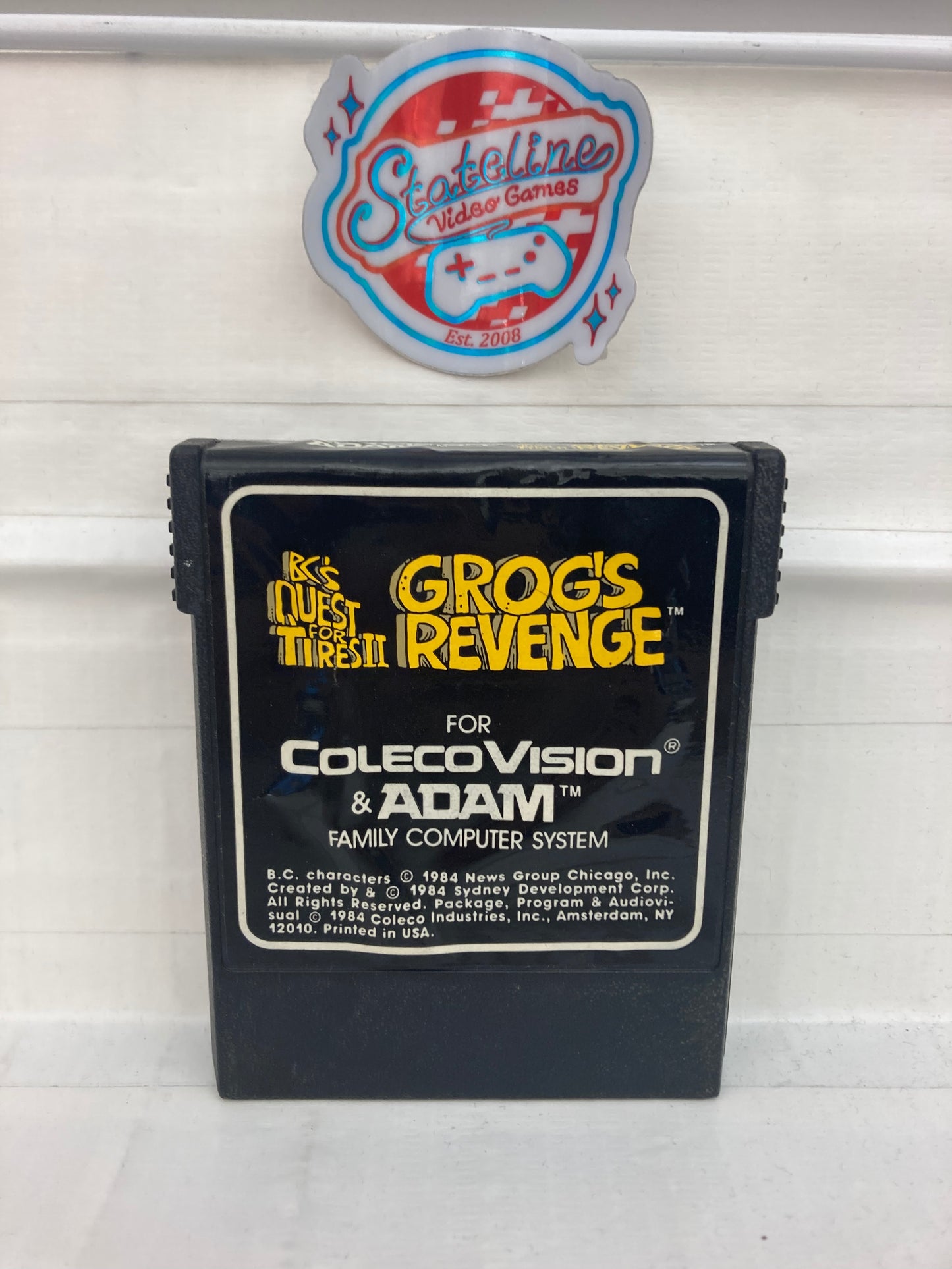B.C.'s Quest For Tires II: Grog's Revenge - Colecovision