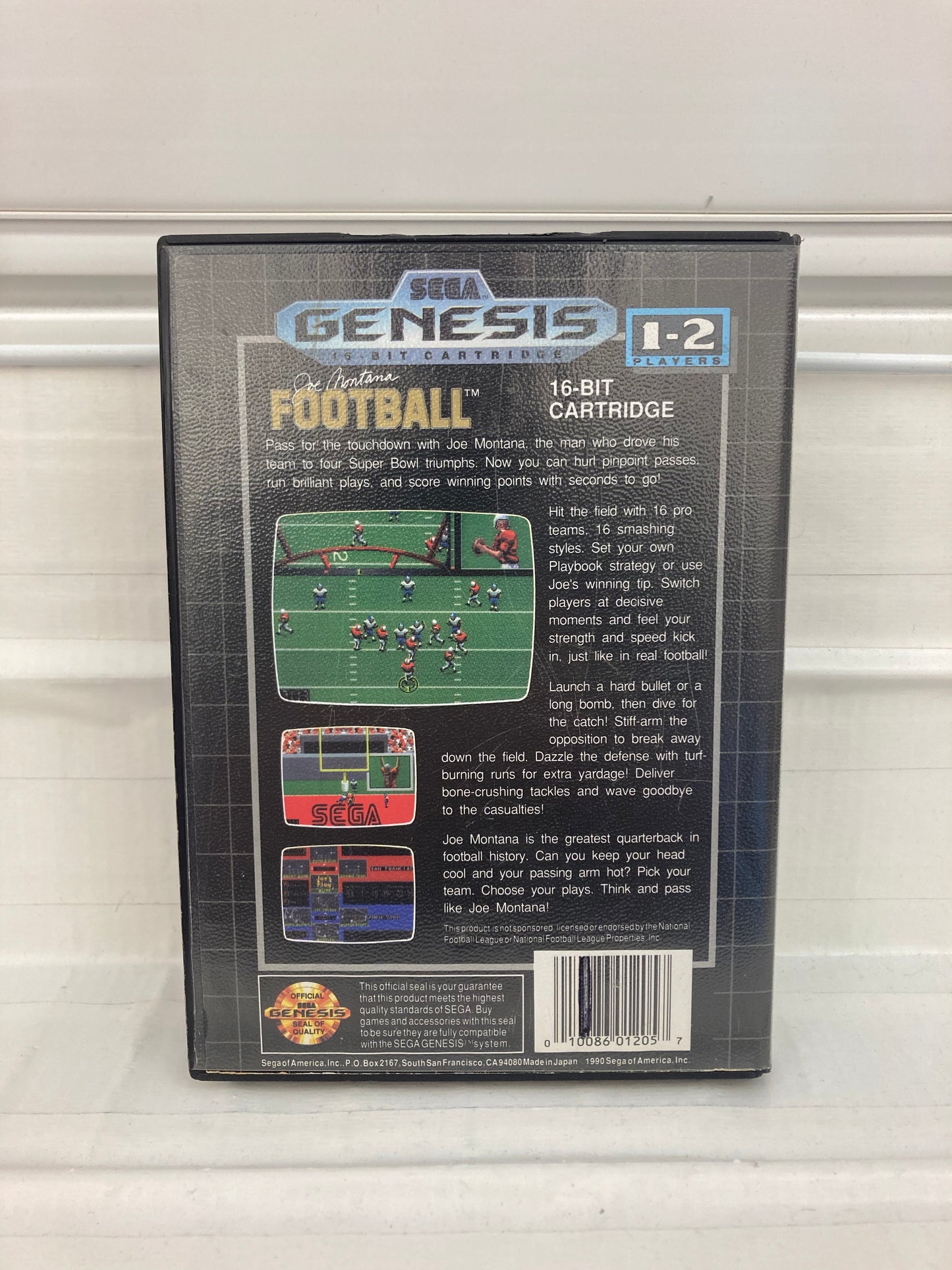 Joe Montana Football - Sega Genesis