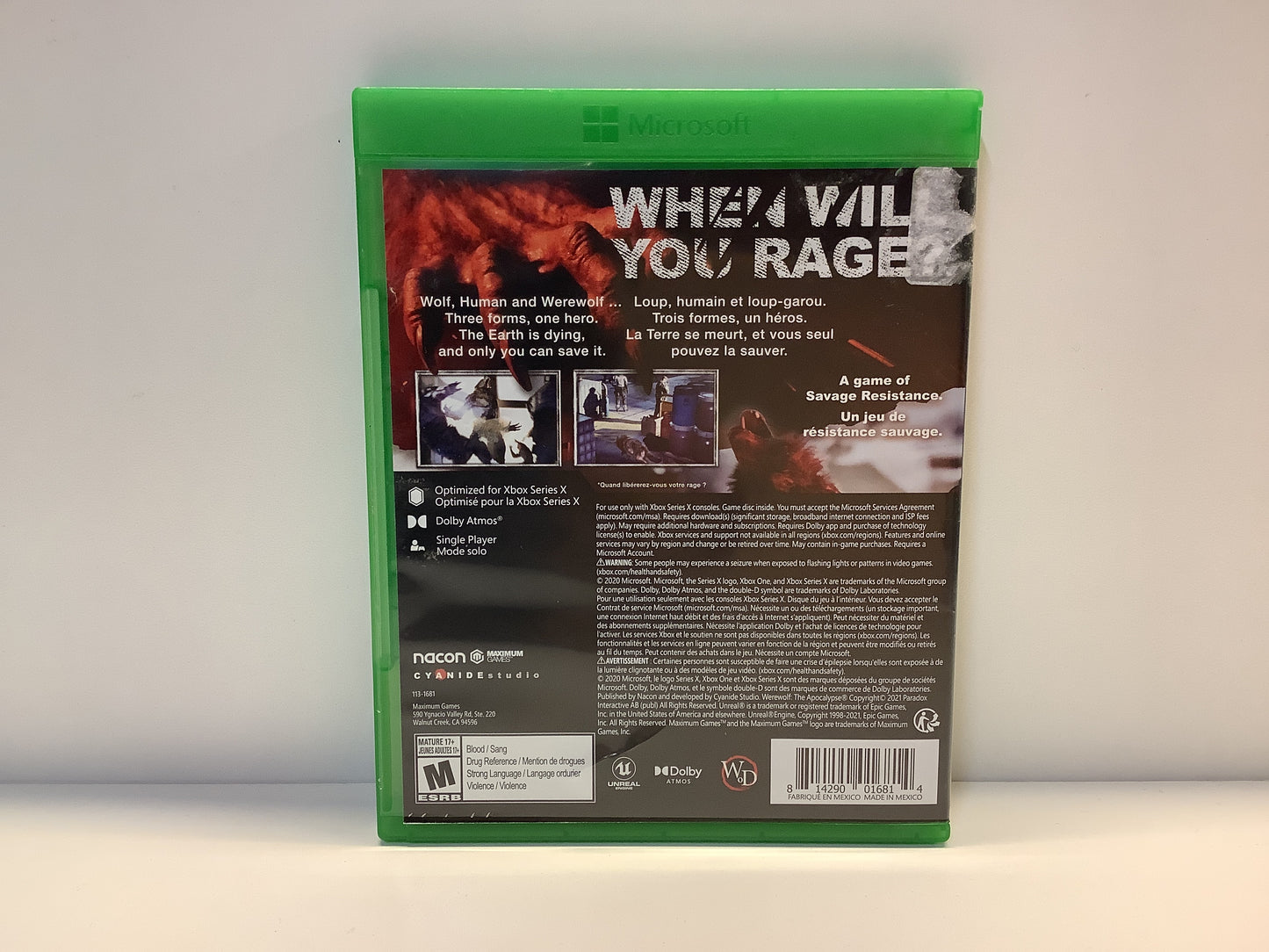 Werewolf: The Apocalypse Earthblood - Xbox Series X