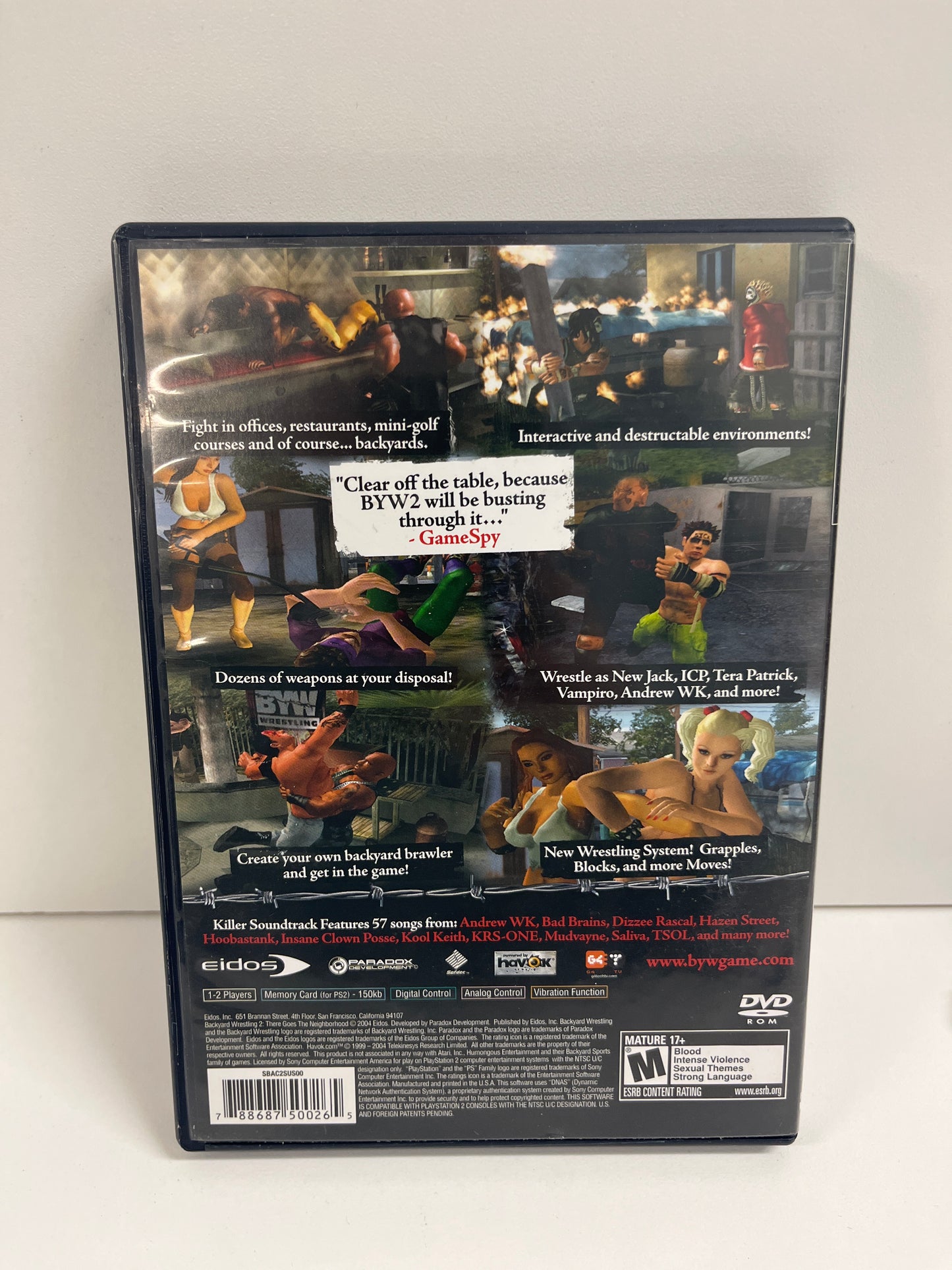 Backyard Wrestling 2 - Playstation 2