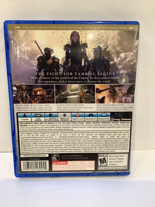 Elder Scrolls Online Gold Edition - Playstation 4
