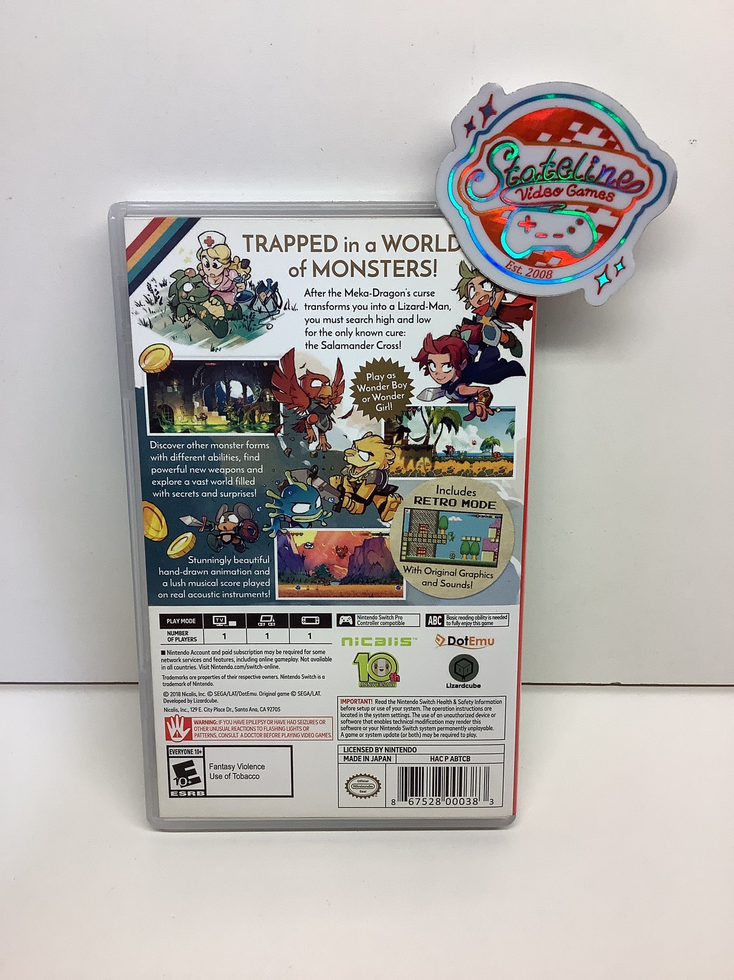 Wonder Boy The Dragon's Trap - Nintendo Switch