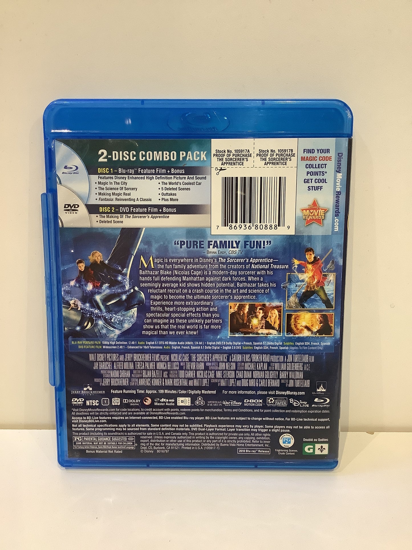 The Sorcerer's Apprentice - Blu-Ray