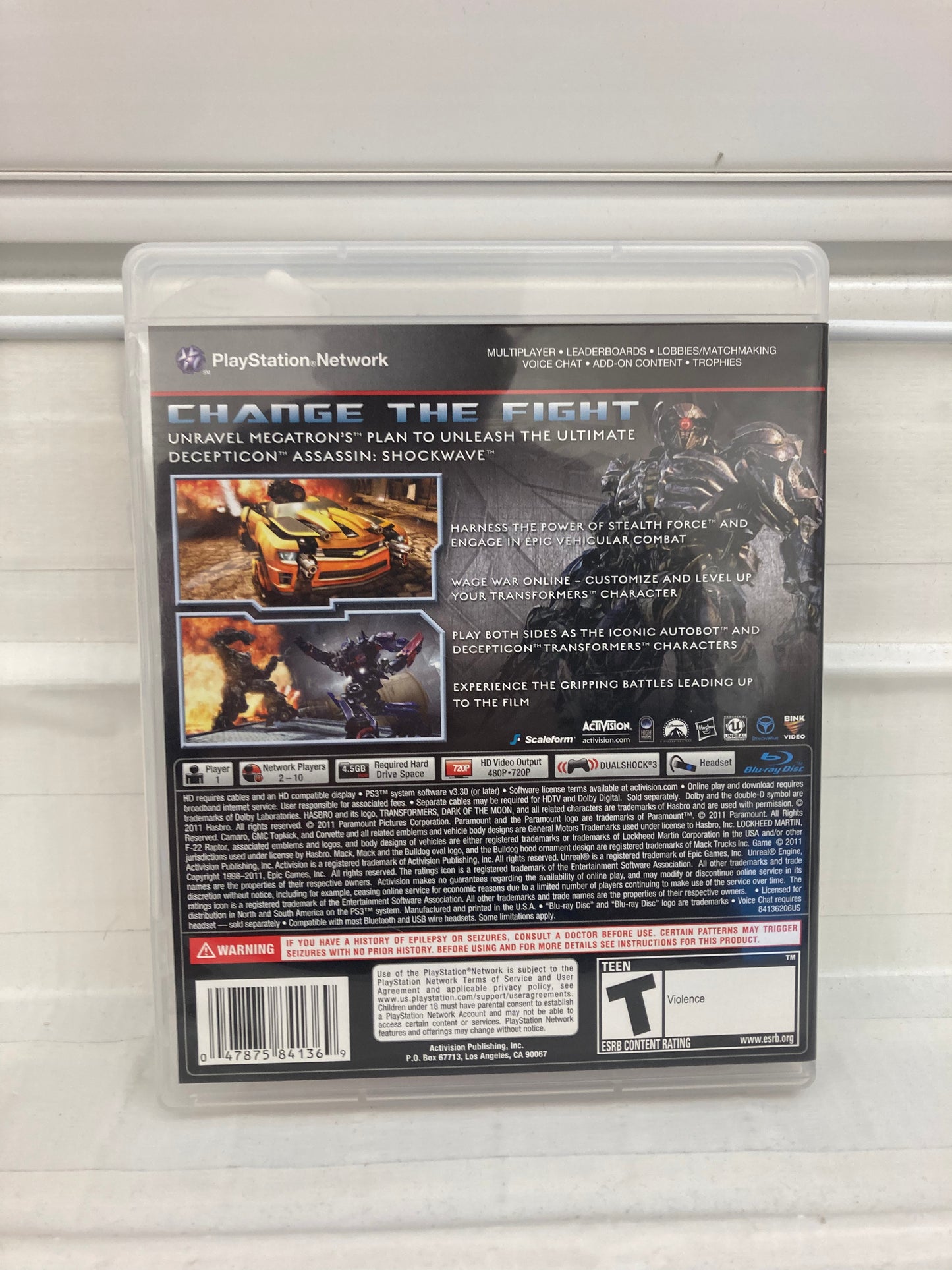 Transformers: Dark of the Moon - Playstation 3