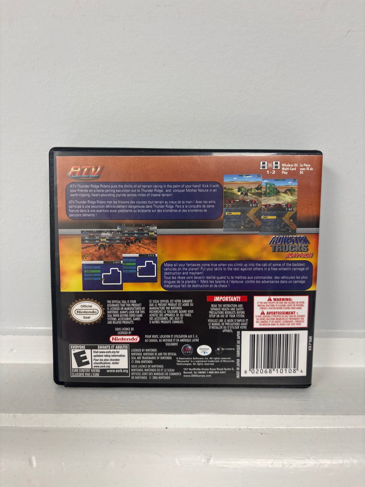 ATV Thunder Ridge Riders and Monster Truck Mayhem - Nintendo DS