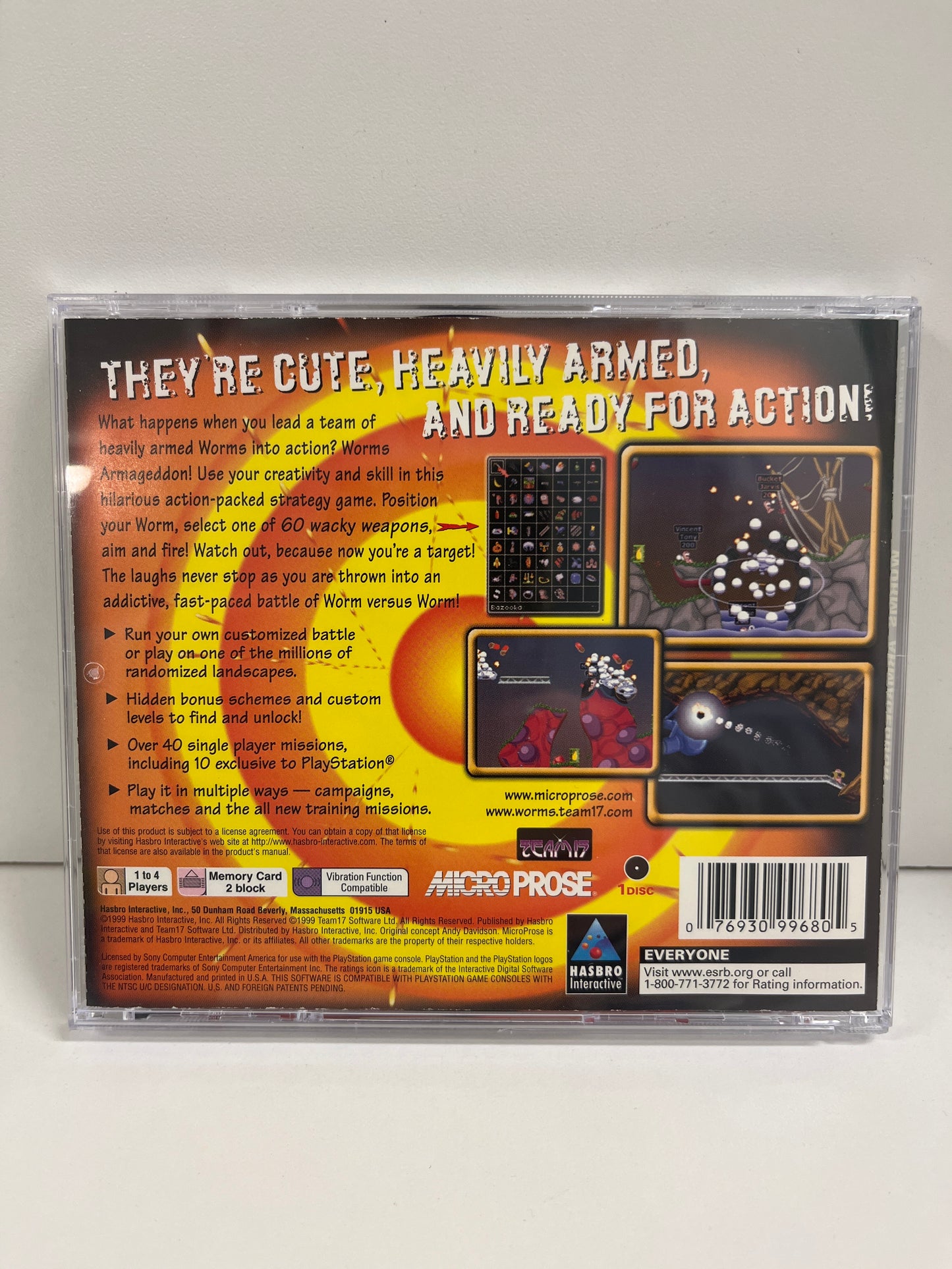 Worms Armageddon - Playstation