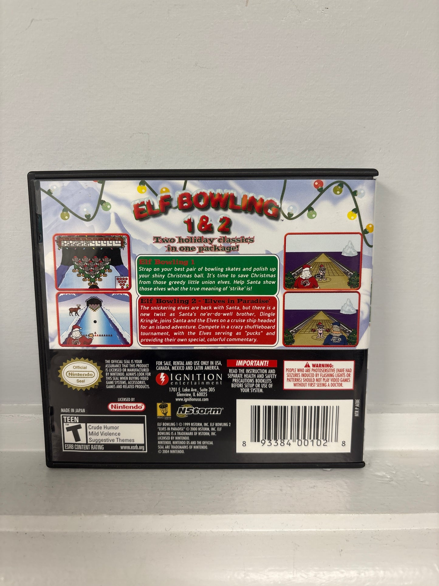Elf Bowling 1 & 2 - Nintendo DS
