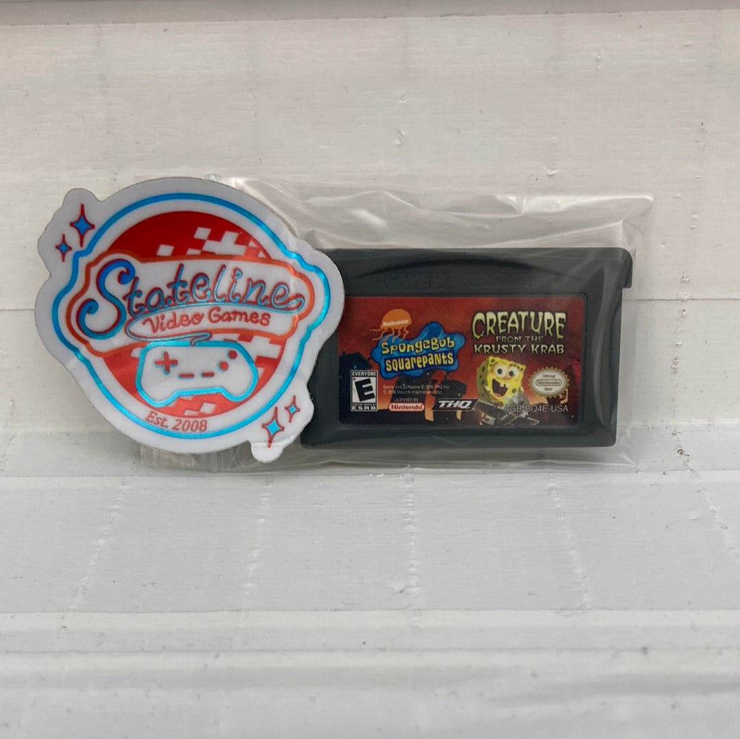 SpongeBob SquarePants Creature from Krusty Krab - GameBoy Advance