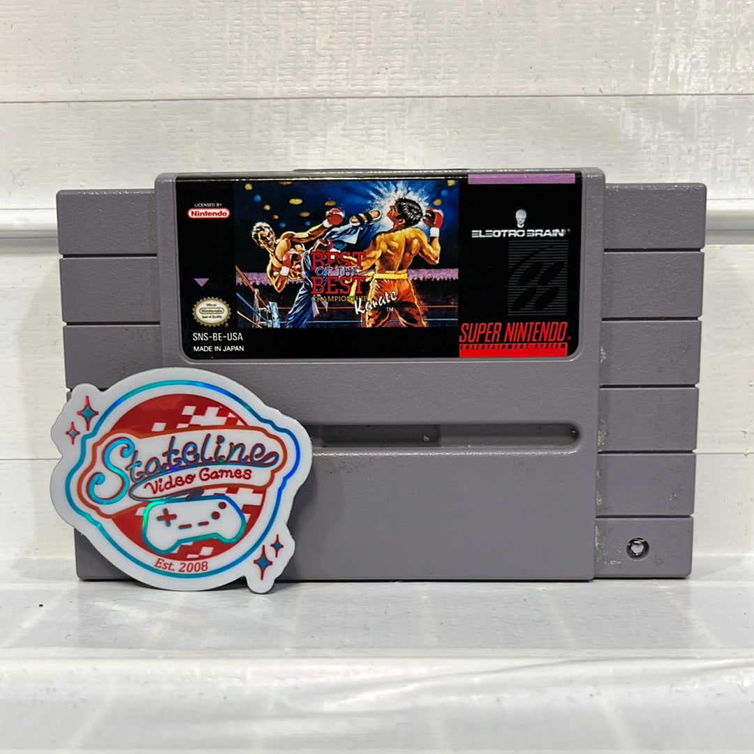 Best of the Best Championship Karate - Super Nintendo – Stateline Video  Games Inc.