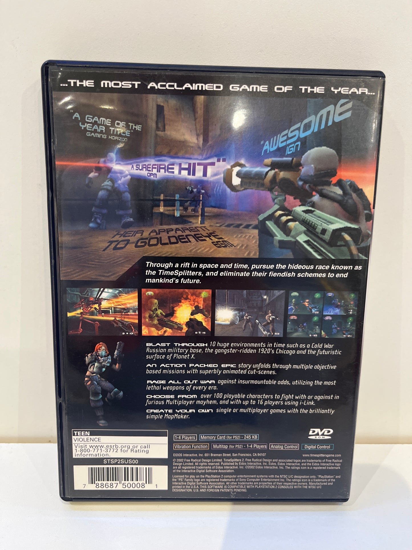 Time Splitters 2 - Playstation 2
