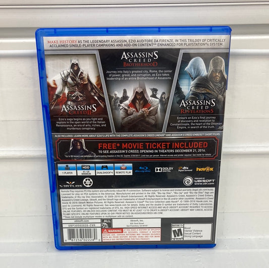 Assassin's Creed The Ezio Collection - Playstation 4