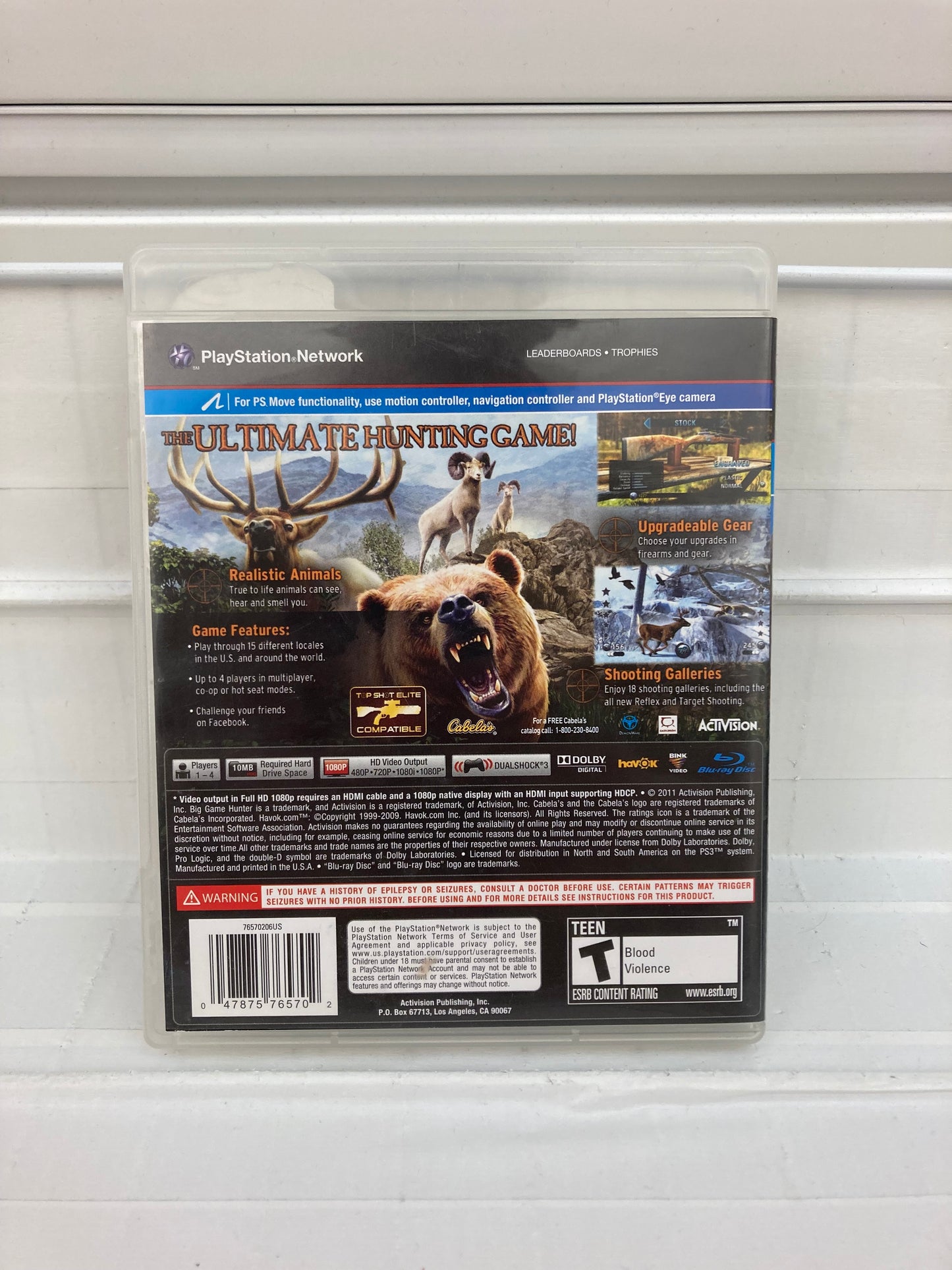 Cabela's Big Game Hunter 2012 - Playstation 3