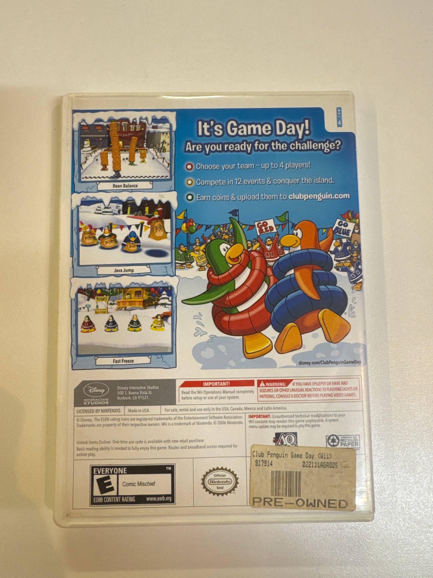 Club Penguin: Game Day - Wii