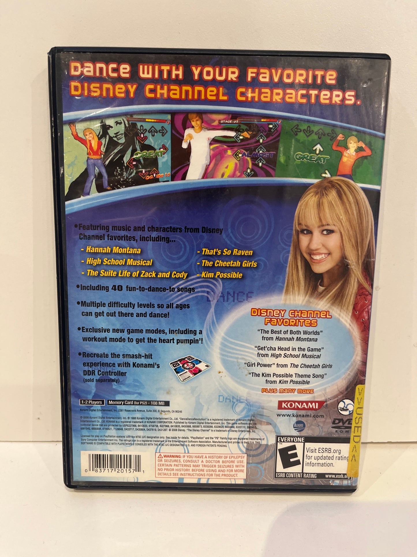 Dance Dance Revolution Disney Channel - Playstation 2