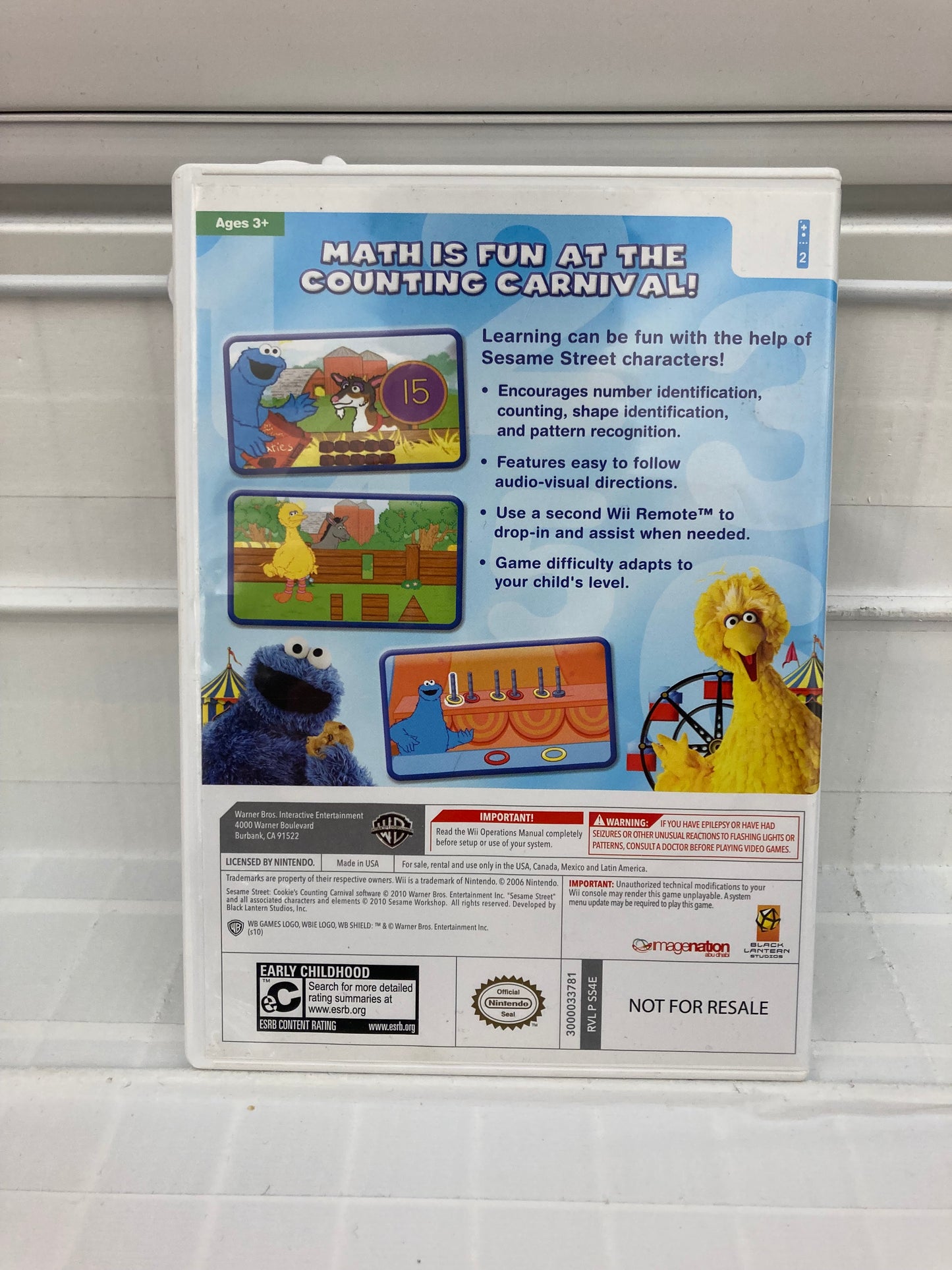 Sesame Street: Cookie's Counting Carnival - Wii