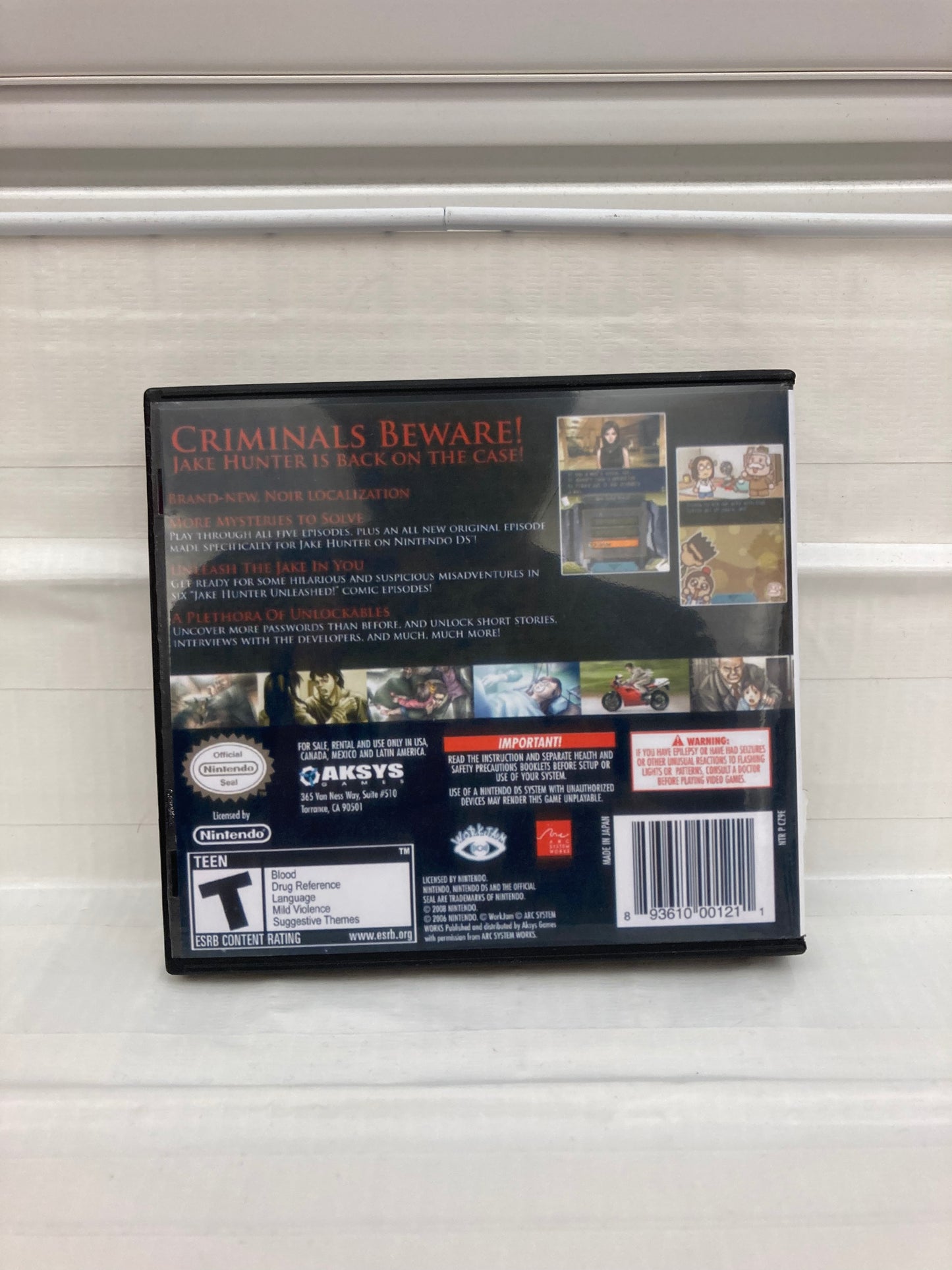 Jake Hunter Detective Story - Nintendo DS