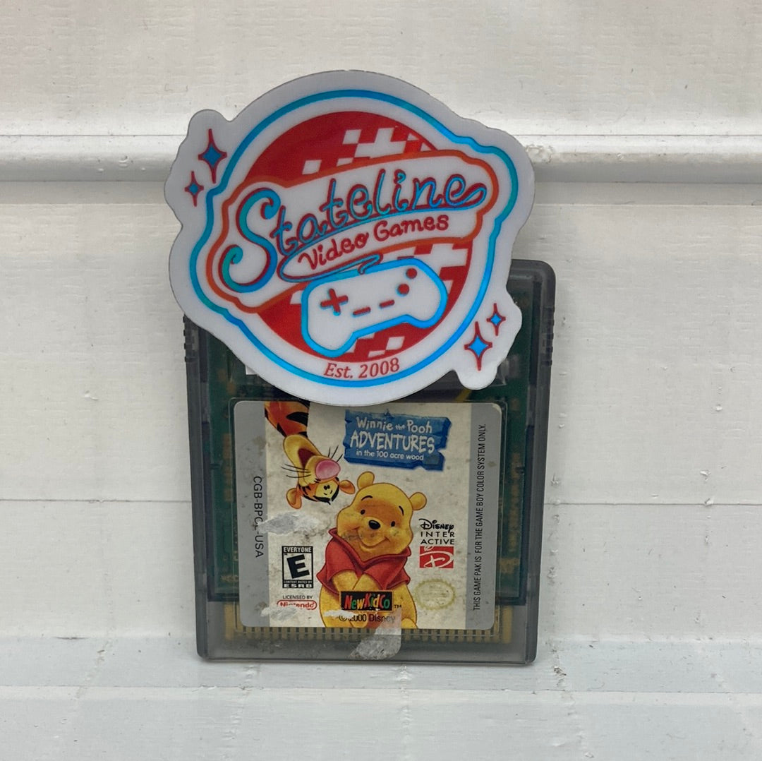 Winnie The Pooh Adventures in the 100 Acre Woods GameBoy Color