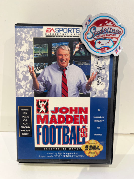 John Madden Football '93 - Sega Genesis