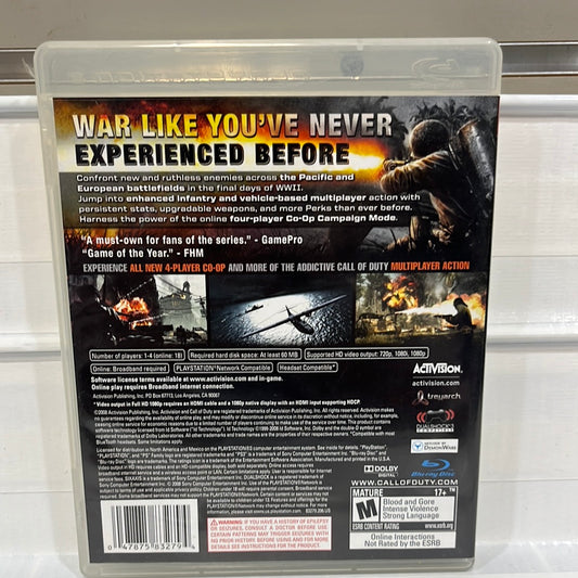 Call of Duty World at War - Playstation 3