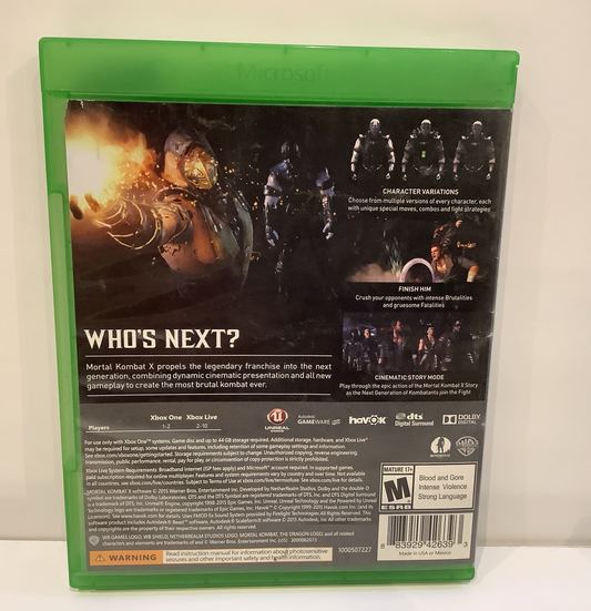 Mortal Kombat X - Xbox One