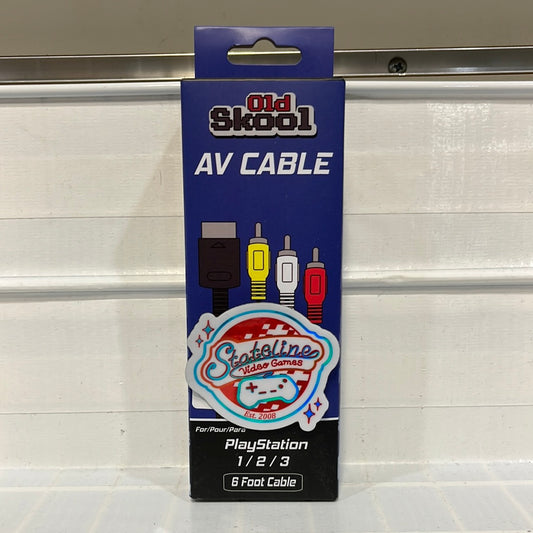 Aftermarket PlayStation AV Cable - PS1, PS2, PS3