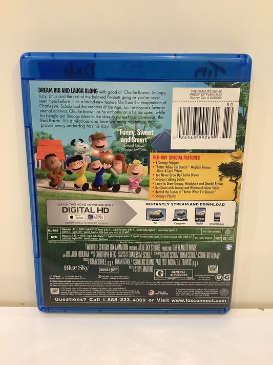 The Peanuts Movie - Blu-Ray