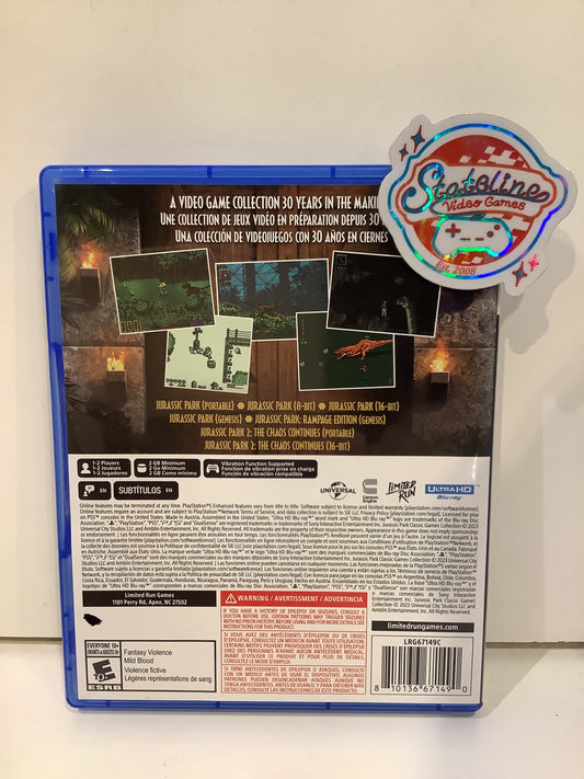 Jurassic Park: Classic Games Collection - PlayStation 5