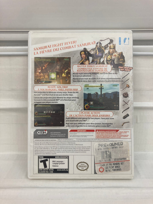 Samurai Warriors Katana - Wii