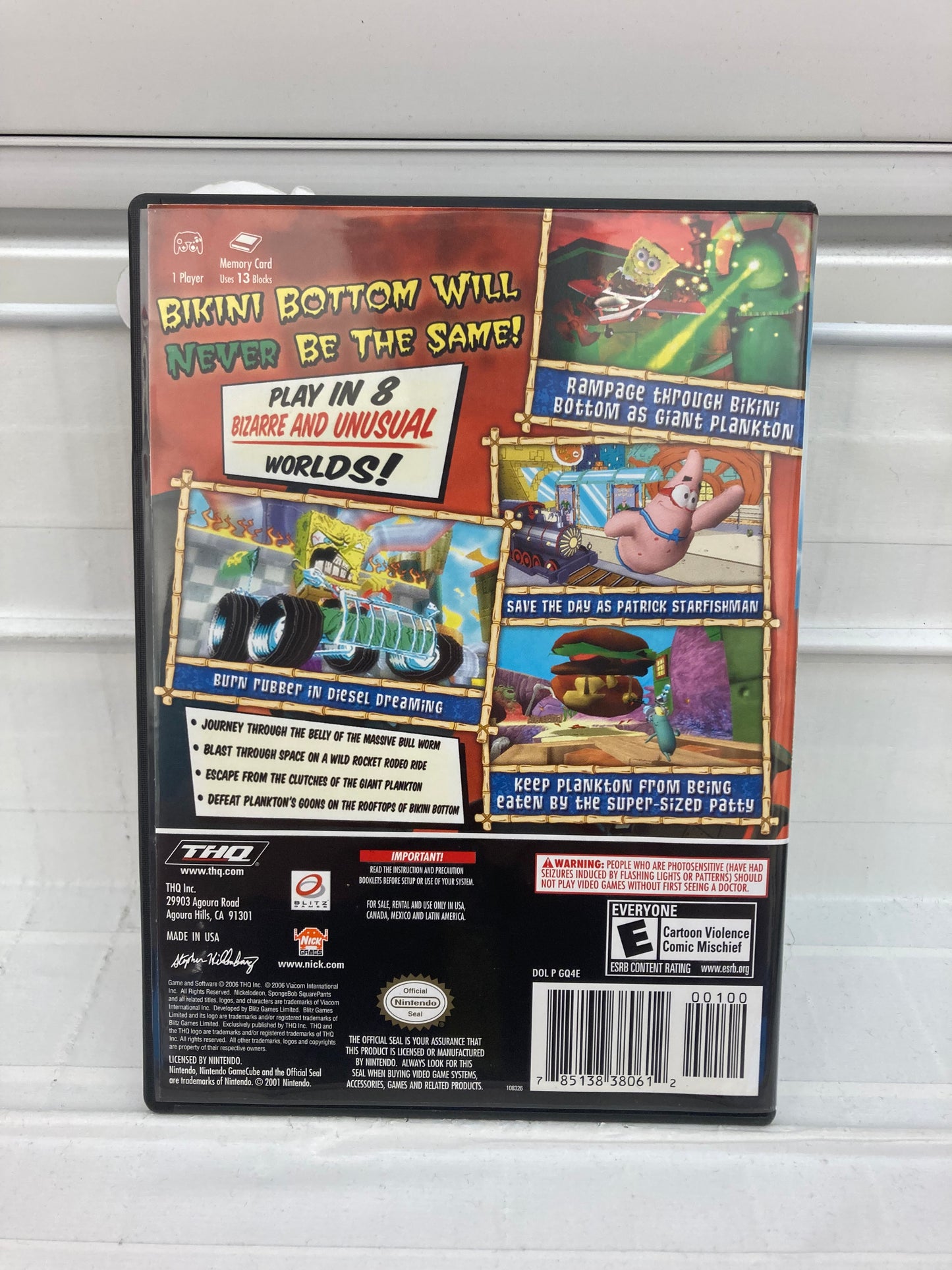 SpongeBob SquarePants Creature from Krusty Krab - Gamecube