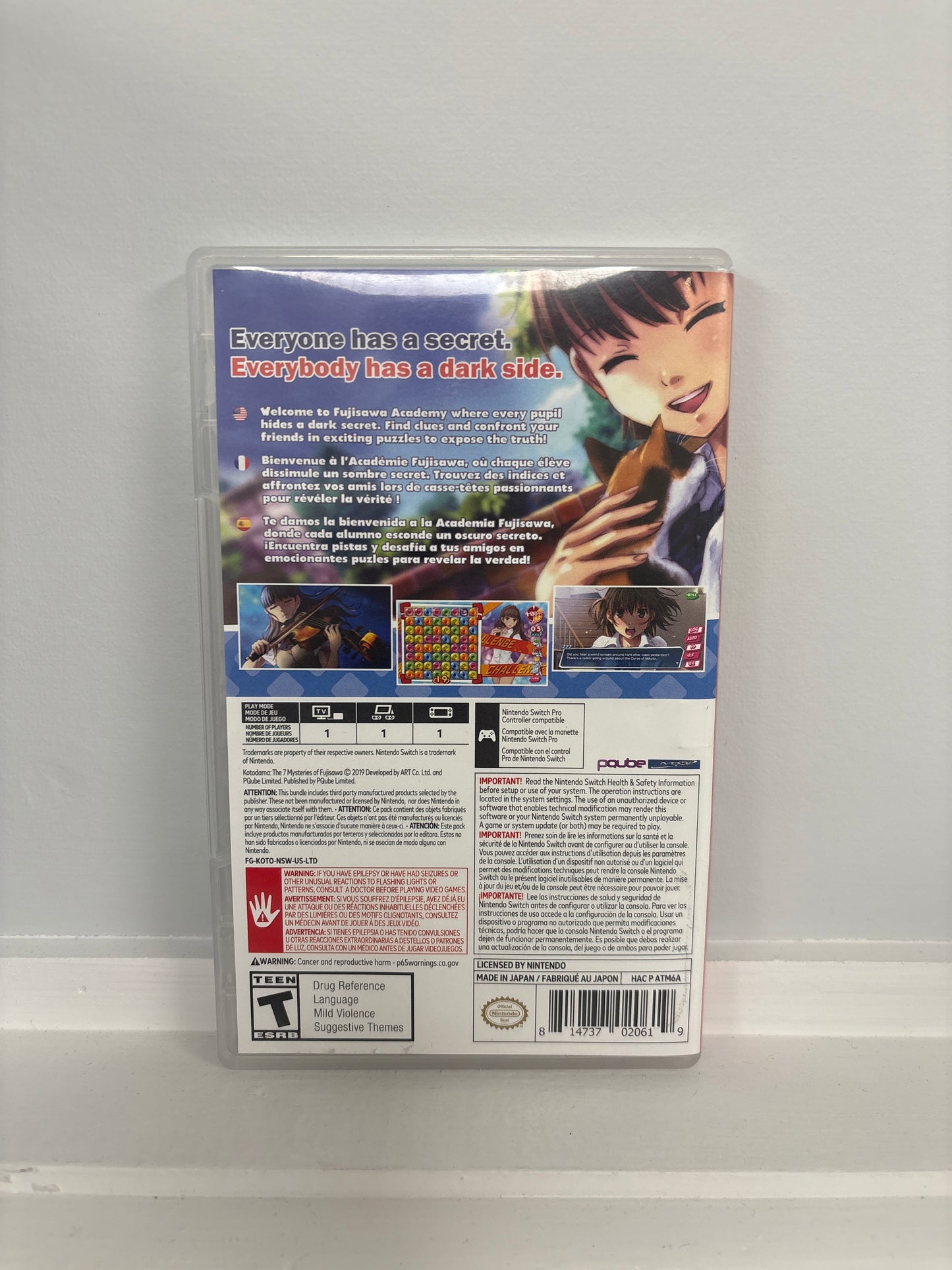 Kotodama: 7 Mysteries of Fujisawa - Nintendo Switch