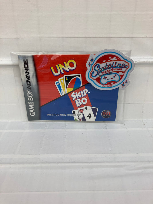 Uno and Skip-Bo - GameBoy Advance