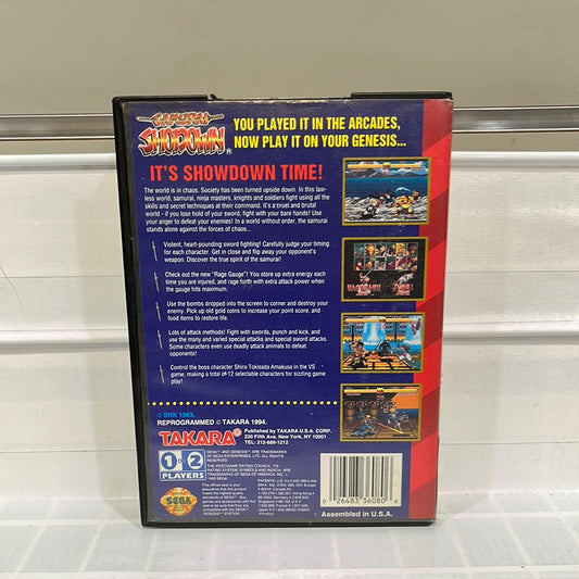 Samurai Shodown - Sega Genesis