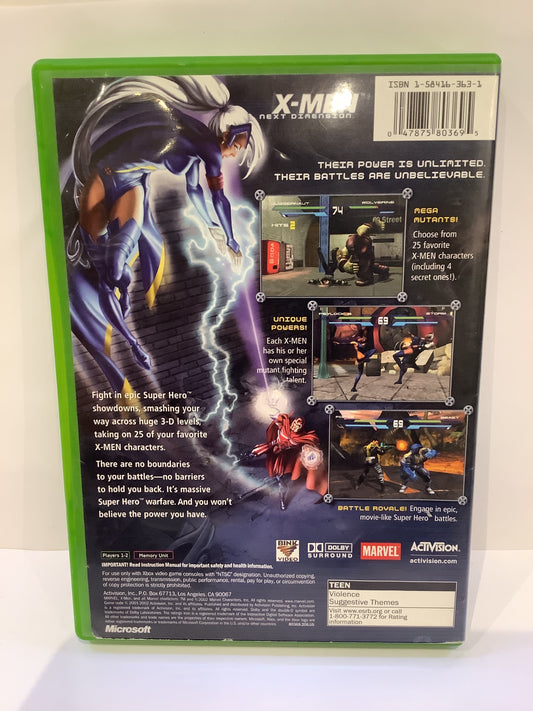 X-men Next Dimension - Xbox