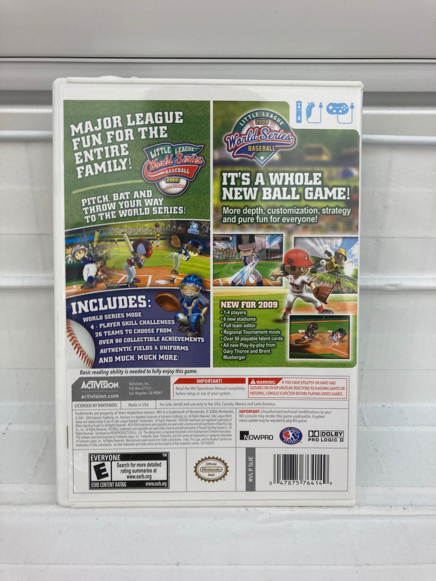 Little League World Series Double Play - Wii