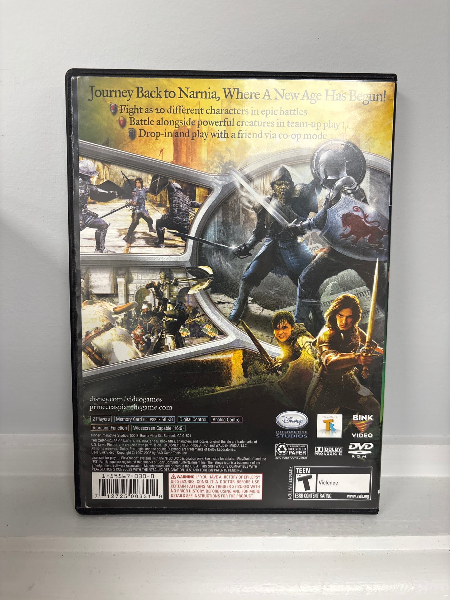 Chronicles of Narnia Prince Caspian - Playstation 2