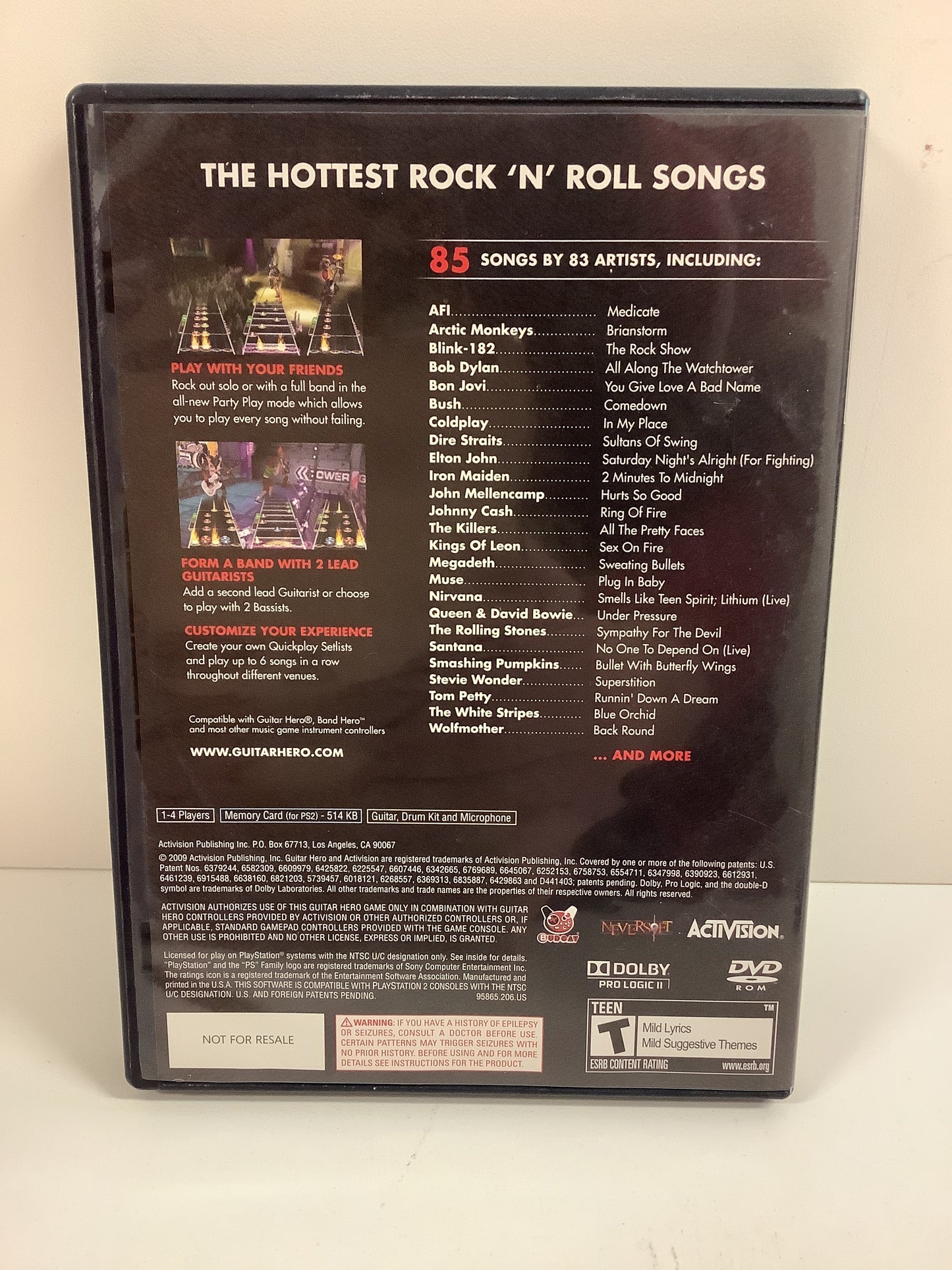 Guitar Hero 5 - Playstation 2