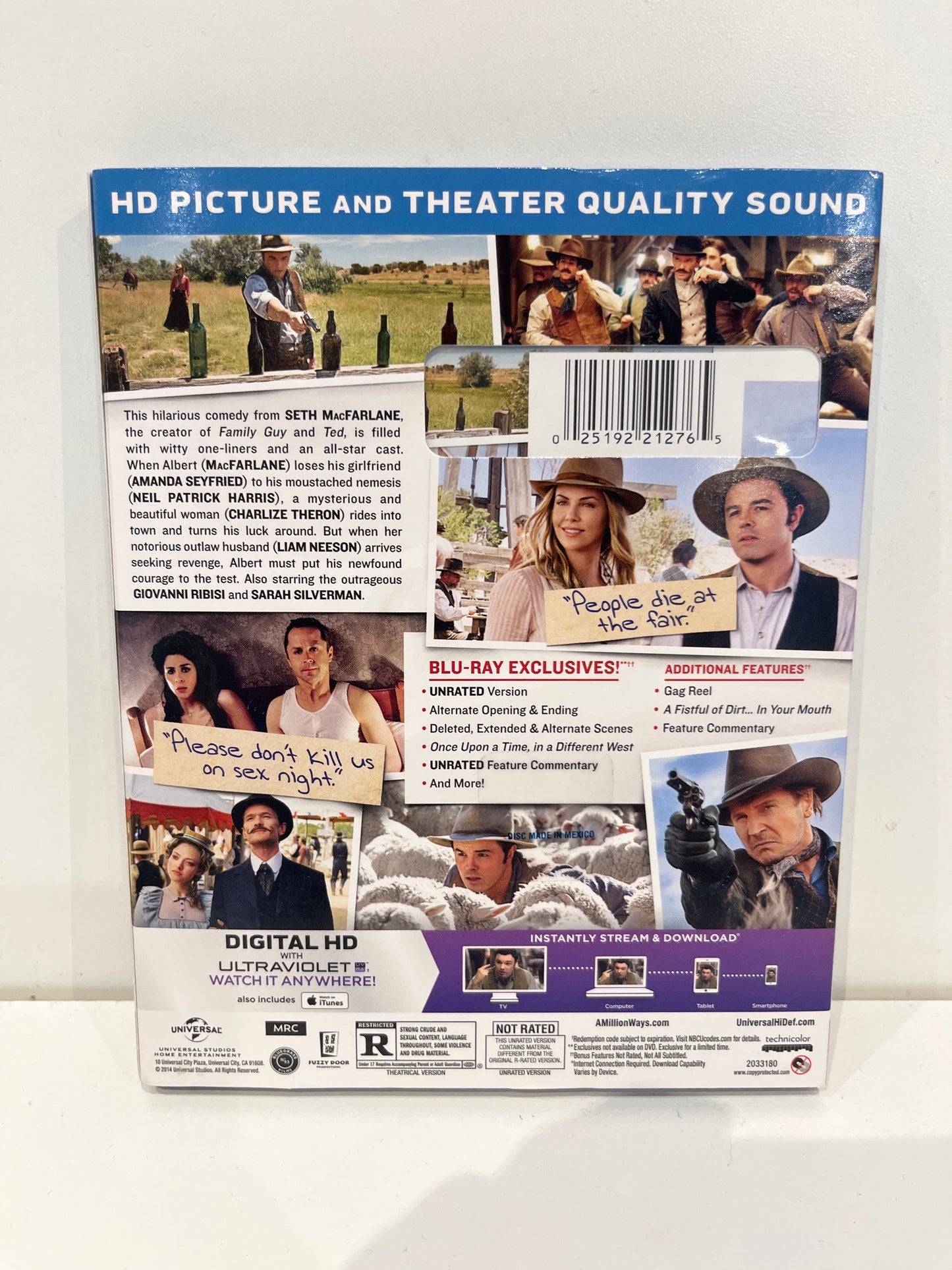 A Million Ways to Die in the West - Blu-Ray