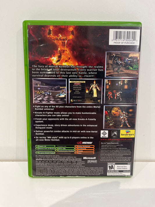 Mortal Kombat Armageddon - Xbox