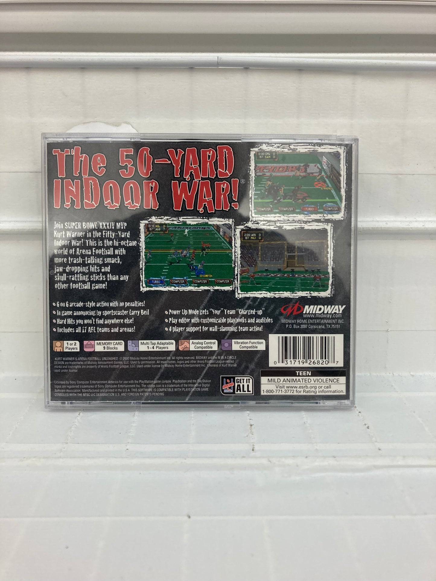 Kurt Warner's Arena Football Unleashed - Playstation