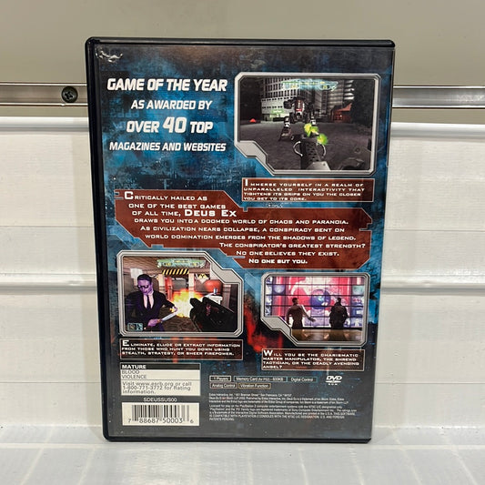 Deus Ex: The Conspiracy - Playstation 2