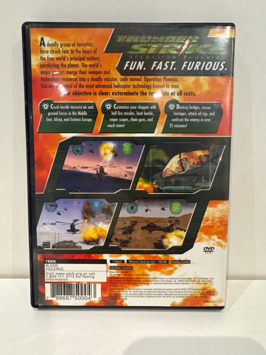Thunder Strike: Operation Phoenix - Playstation 2