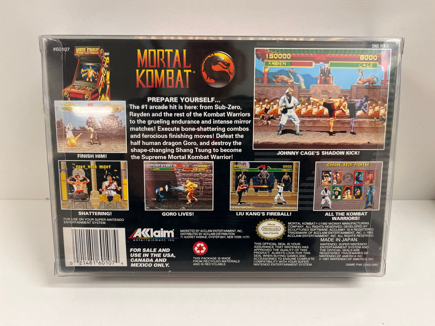 Mortal Kombat - Super Nintendo