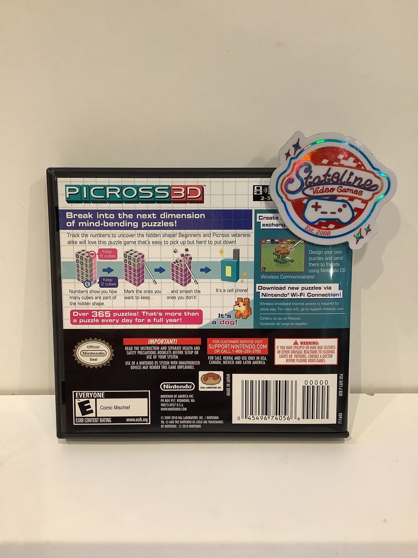 Picross 3D - Nintendo DS