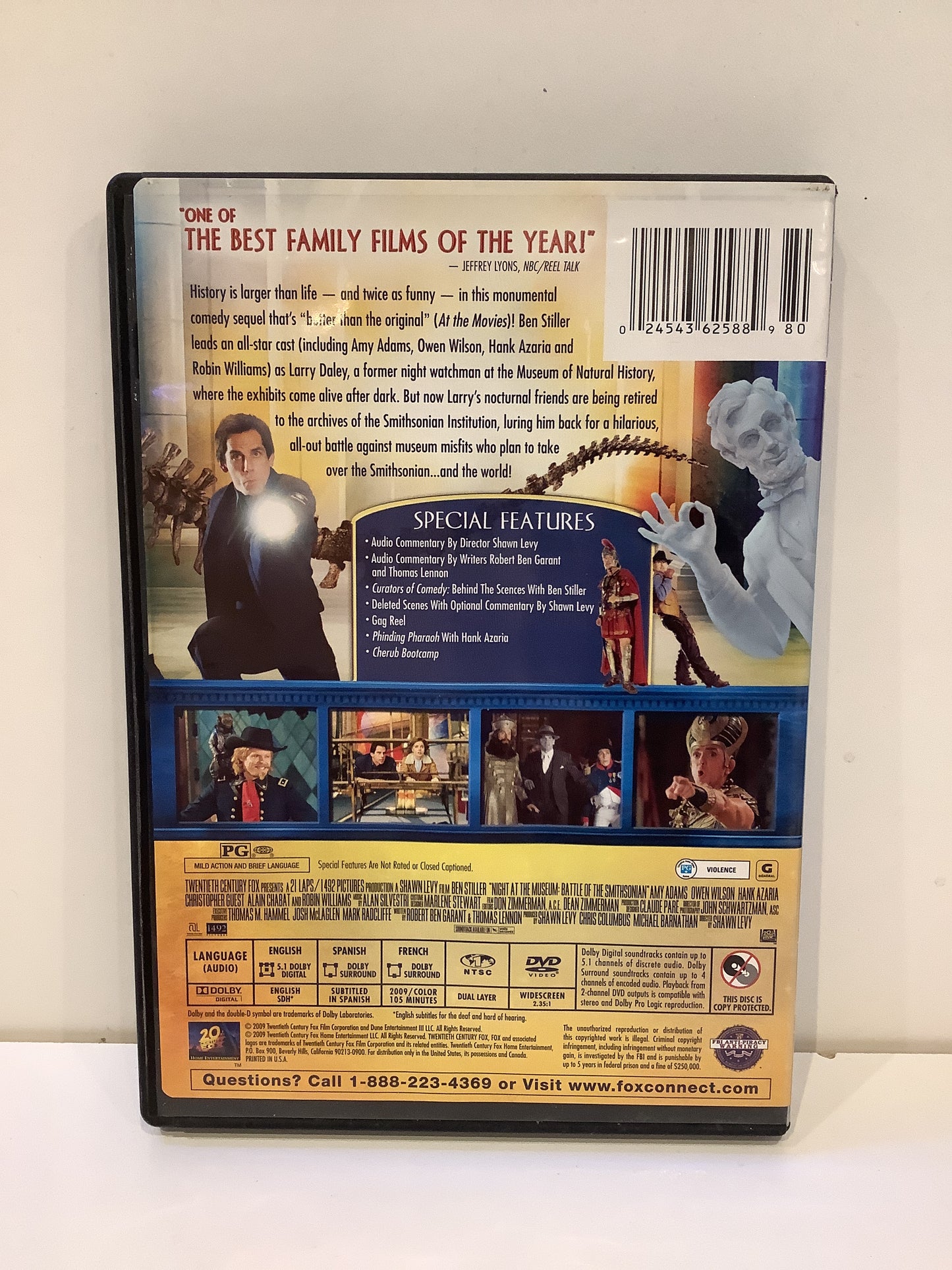 Night at the Museum: Battle of the Smithsonian - DVD
