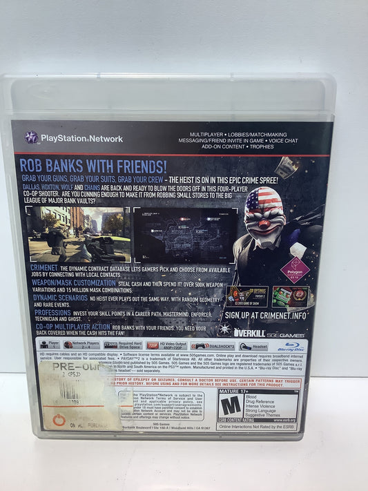 Payday 2 - Playstation 3