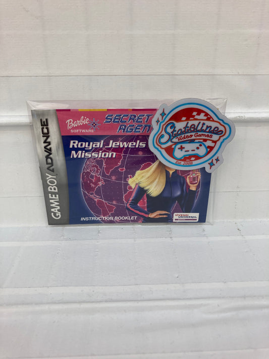 Barbie Secret Agent Barbie - GameBoy Advance