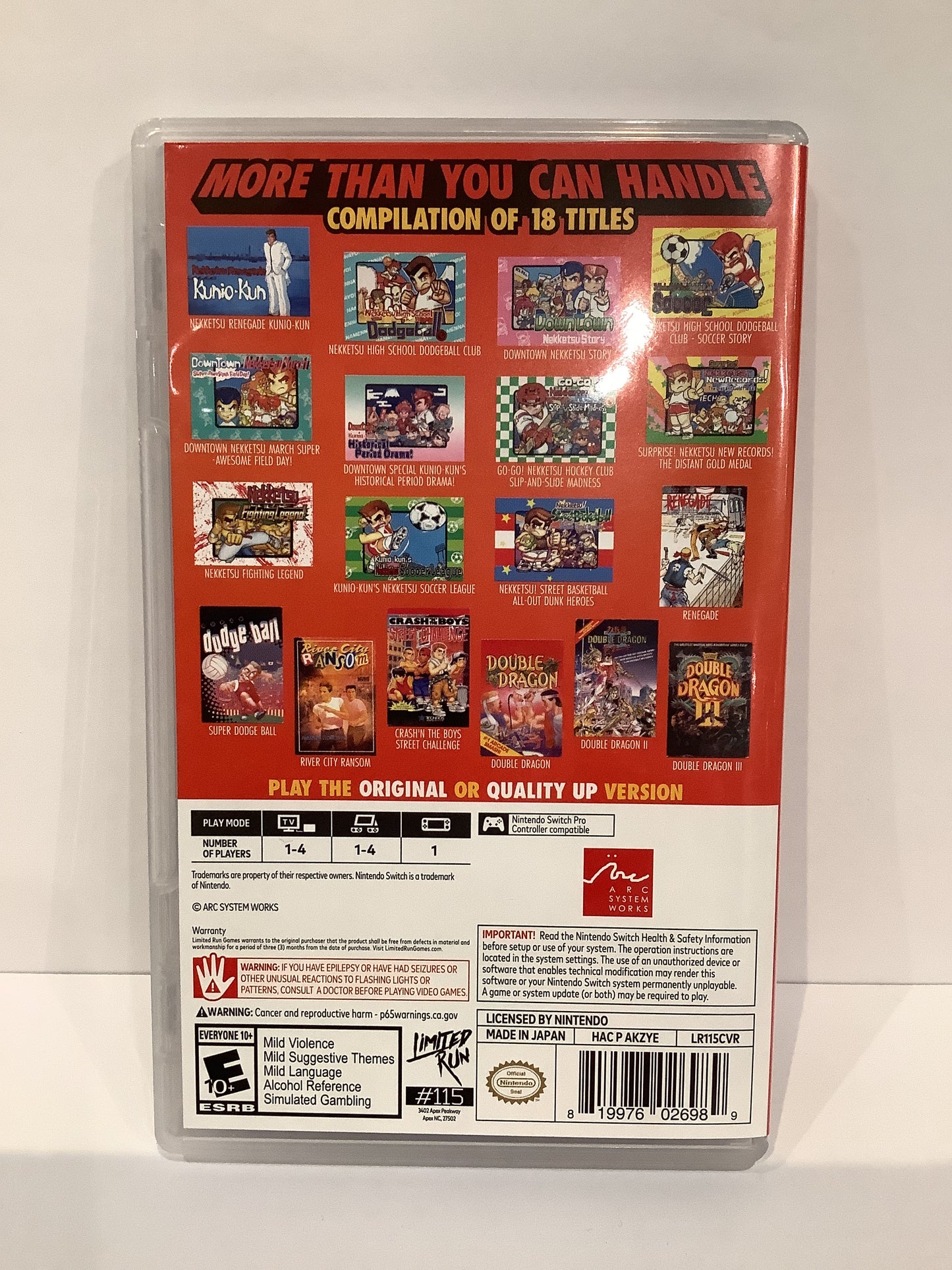 Double Dragon & Kunio-Kun Retro Brawler Bundle - Nintendo Switch